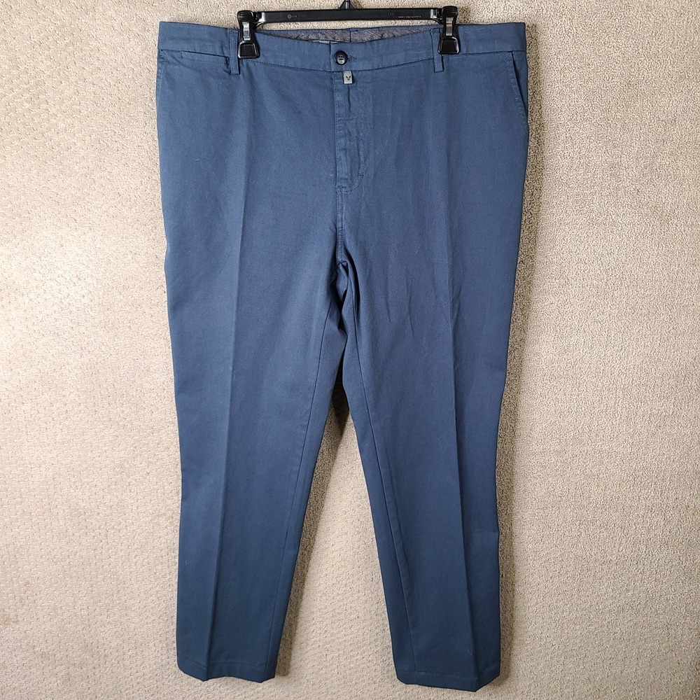 Avirex Pants Mens 40 Blue Chinos Slim Fit Cotton Blend Casual Workwear Military